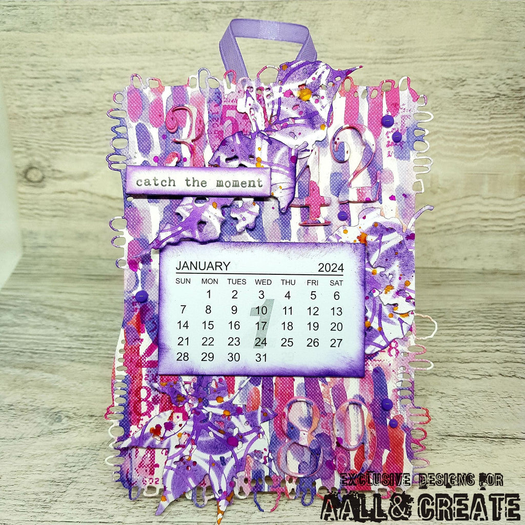 AALL & Create Leafinitely Detailed A6 Dies 25 calendar