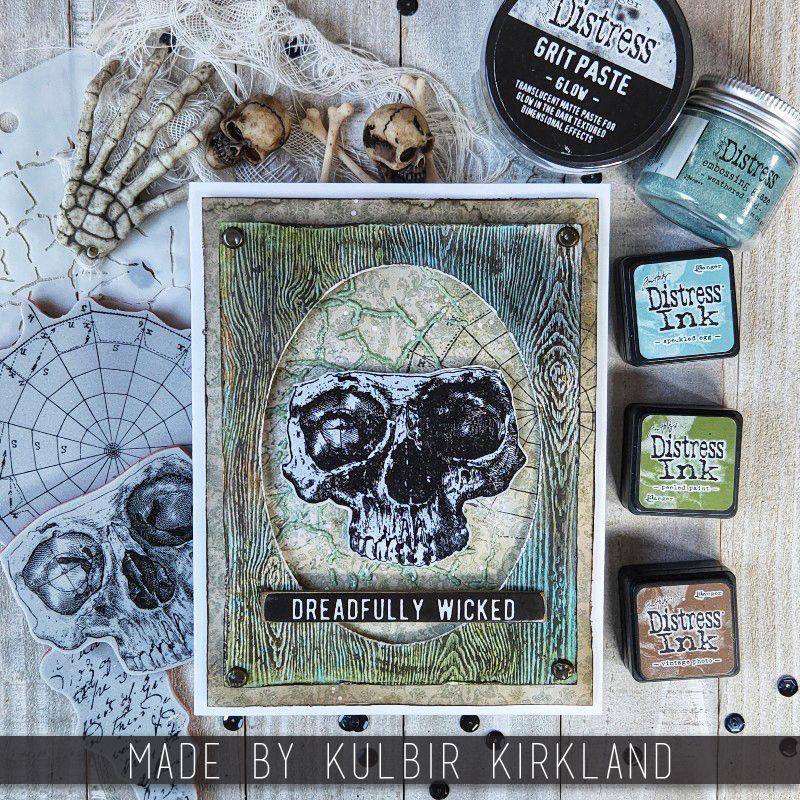 Tim Holtz Cling Rubber Stamps The Obscure cms471 dreadfully wicked