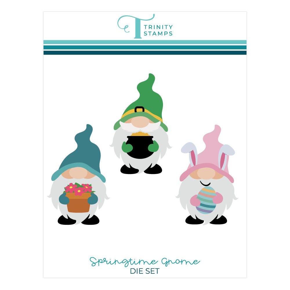 Trinity Stamps Springtime Gnome Dies tmd-264