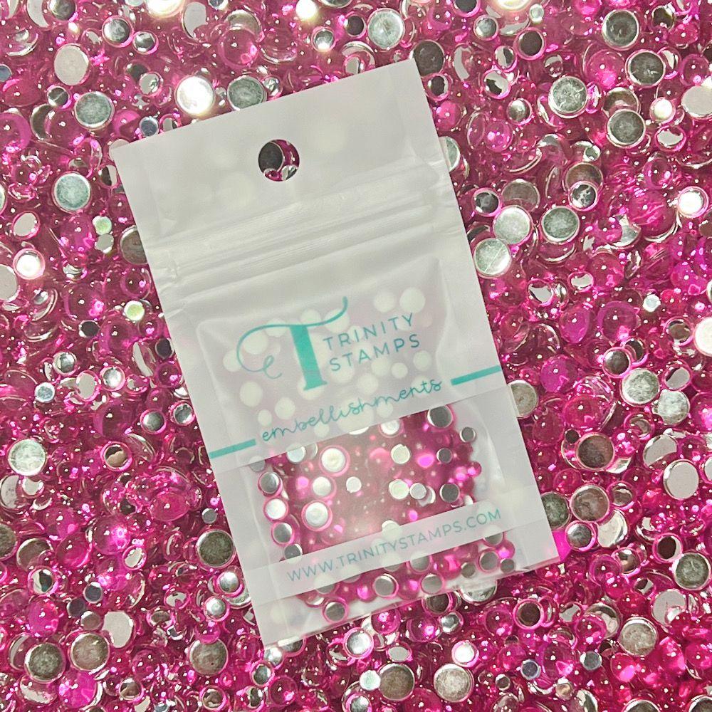 Trinity Stamps Vivid Magenta Baubles Embellishment Mix emb-0140