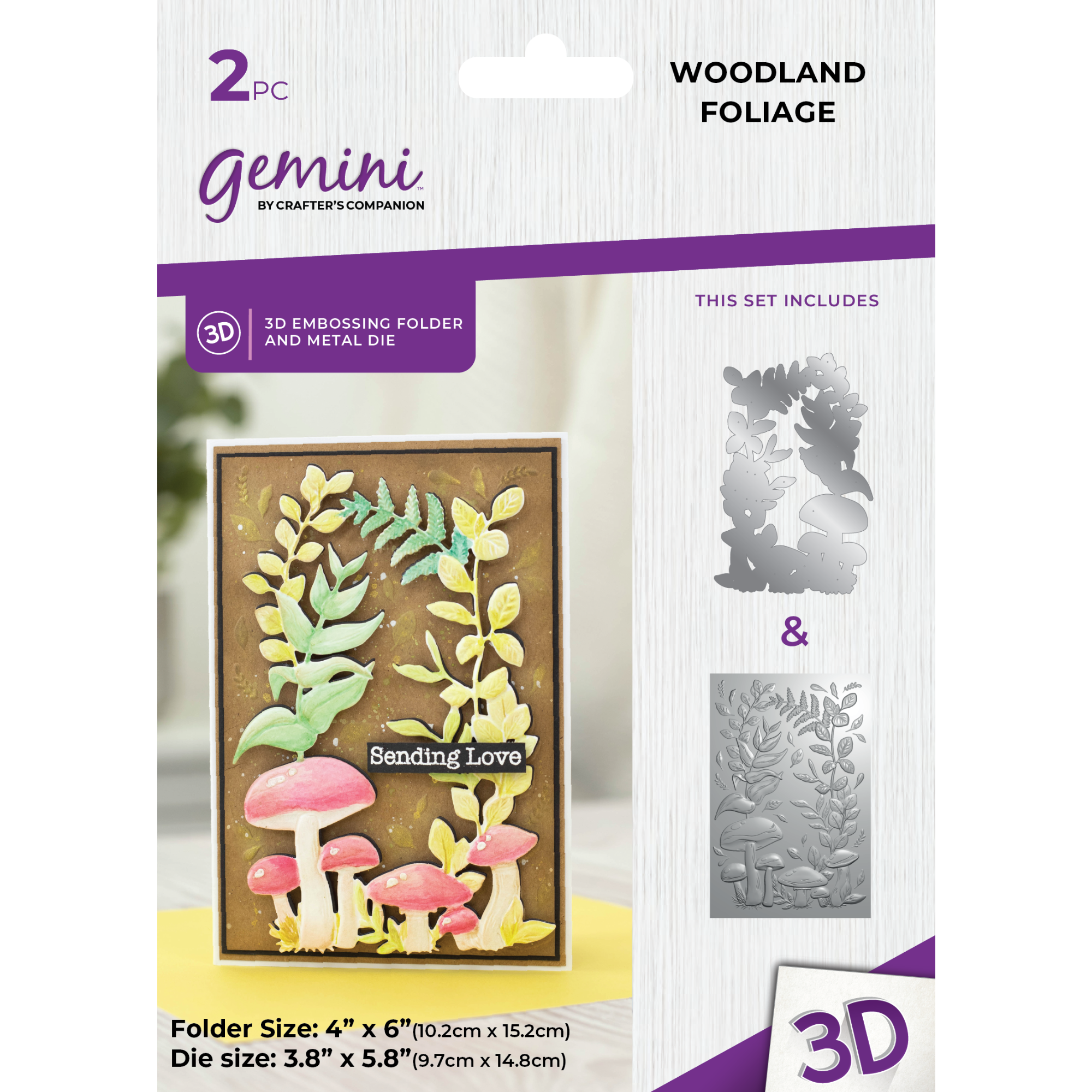 Gemini 4x6 3D Embossing Folders & Dies Collection -Crafter's