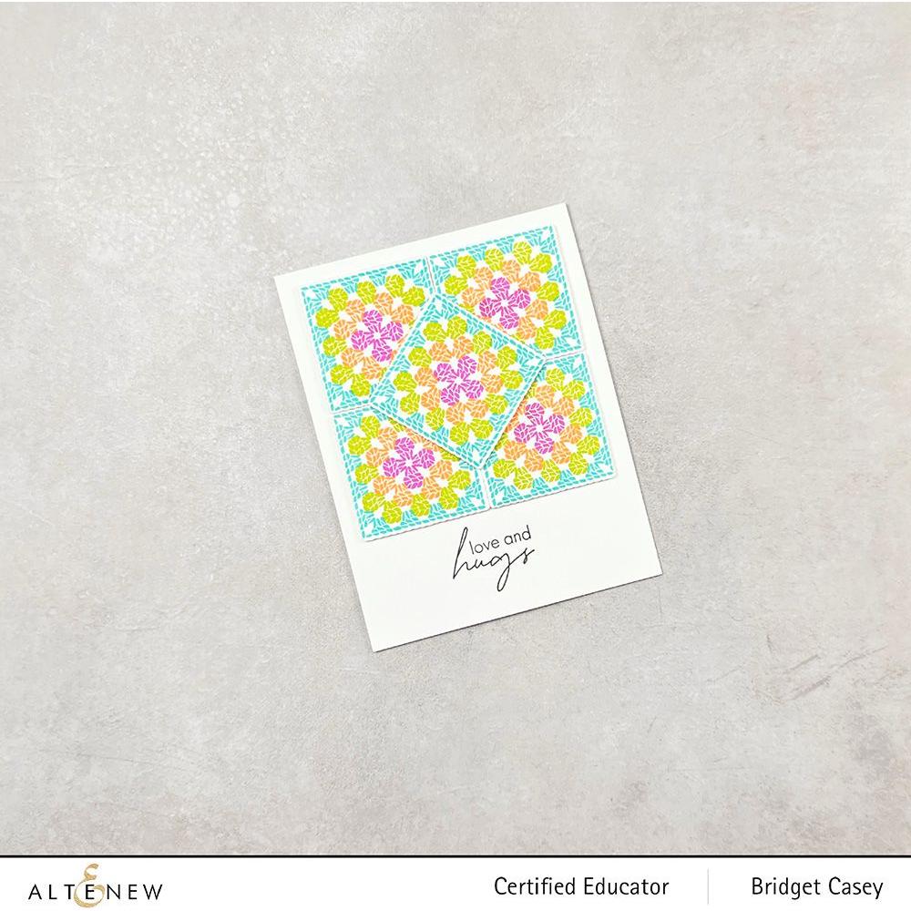 Altenew Mini Delight Radiating Beauty Stamp and Die Set alt8084bn