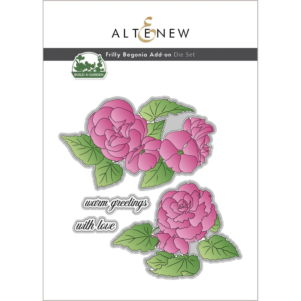 Altenew Build-A-Garden Frilly Begonia Add-on Dies alt8077