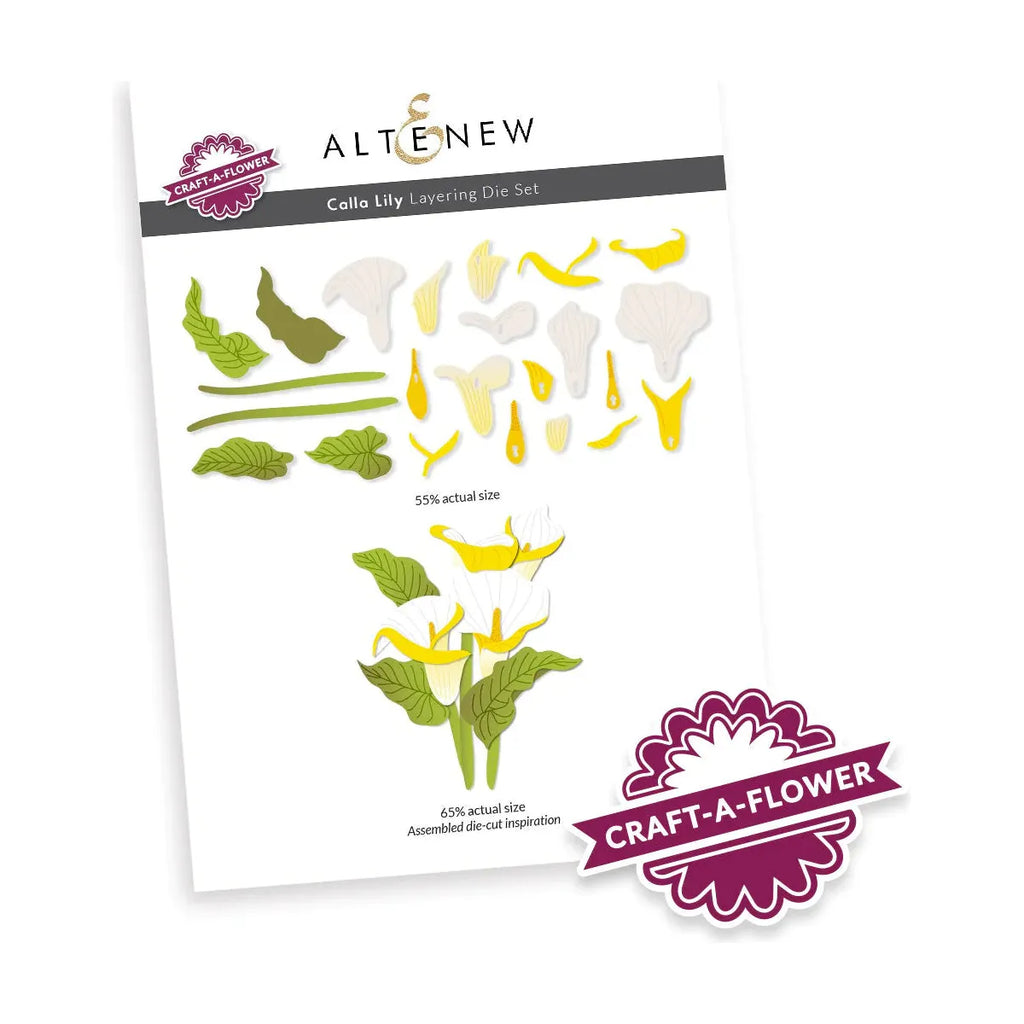 Altenew Craft A Flower Calla Lily Layering Dies alt8586