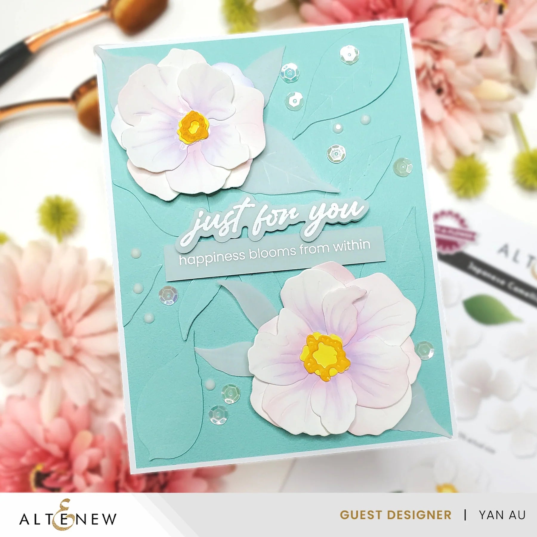 Altenew Craft A Flower Japanese Camellia Layering Dies alt8078