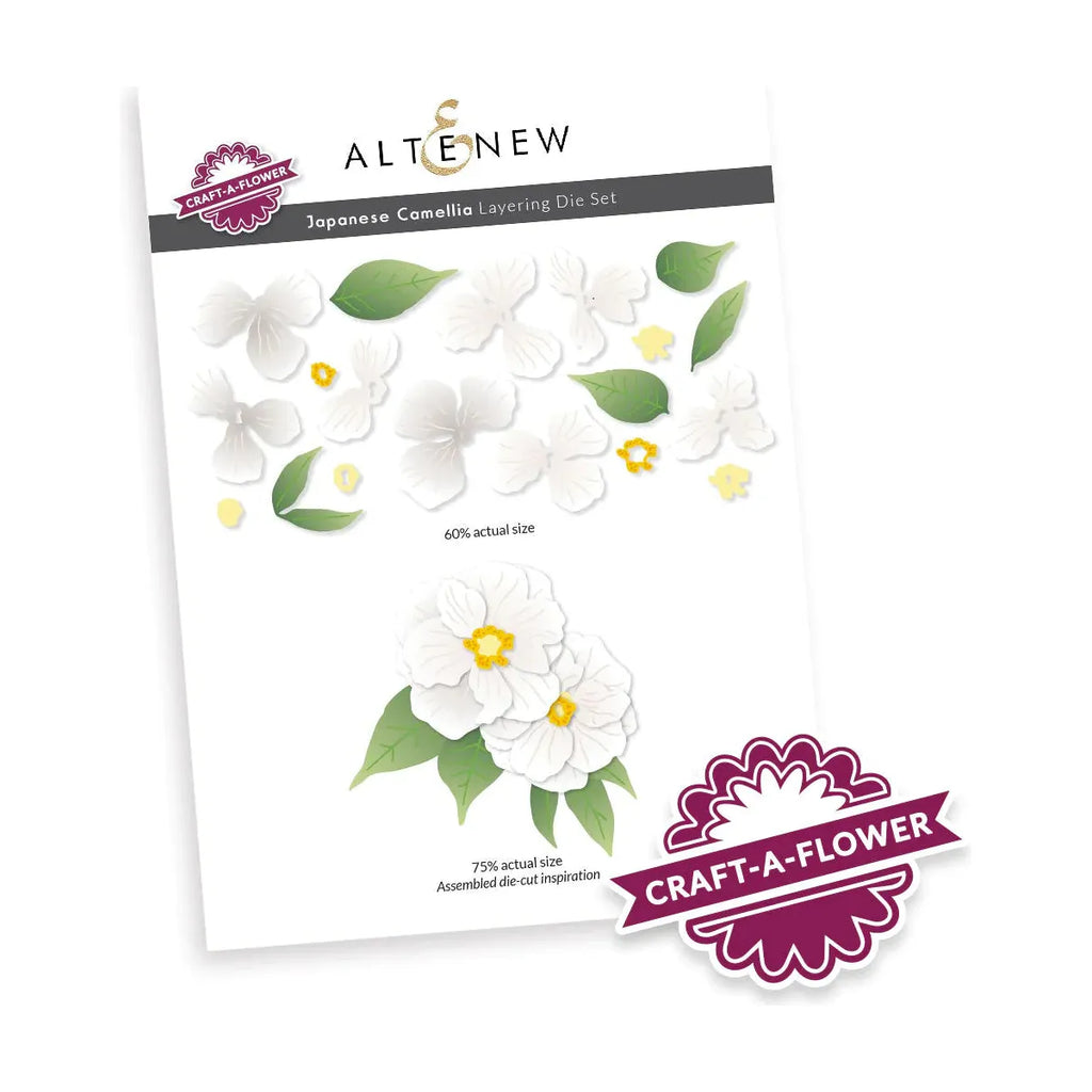 Altenew Craft A Flower Japanese Camellia Layering Dies alt8078