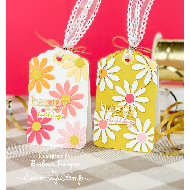 Simon Says Stamp! Simon Says Stamp STITCHED DAISIES Wafer Dies s318 Birthday Tags | color-code:ALT01