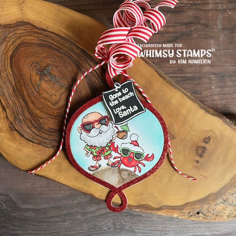 Santa Tags Clear Stamps