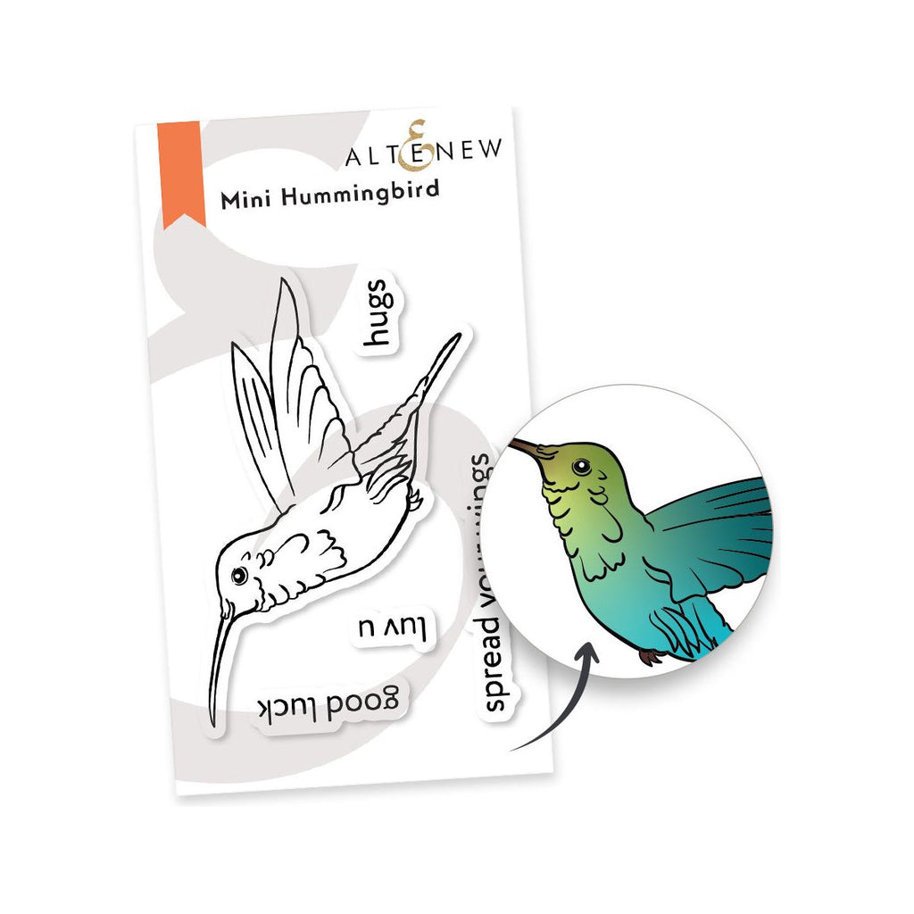 Altenew Mini Humming Bird Clear Stamps ALT7772