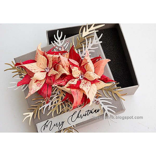 Simon Says Stamp Tall Poinsettia Wafer Dies s971 Festive Fun Christmas Gift Box | color-code:ALT05