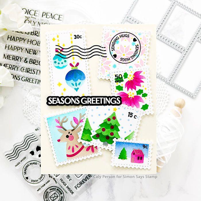 Waffle Flower Elegant Christmas Clear Stamps 421431 Stamps | color-code:ALT01