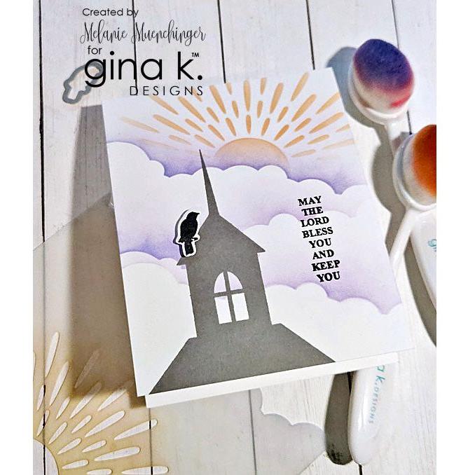 Gina K Designs Pretty Perches Clear Stamps mm135 Lord Bless You