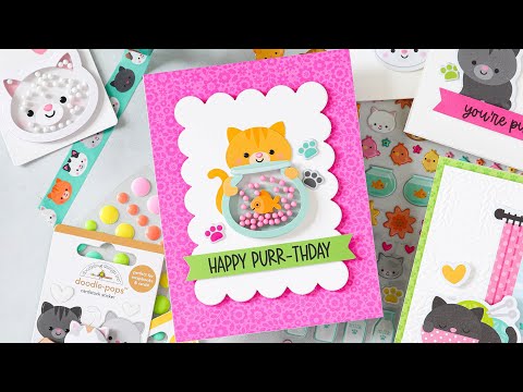 Doodlebug Play Time Doodle Pop 3D Stickers 7608 – Simon Says Stamp