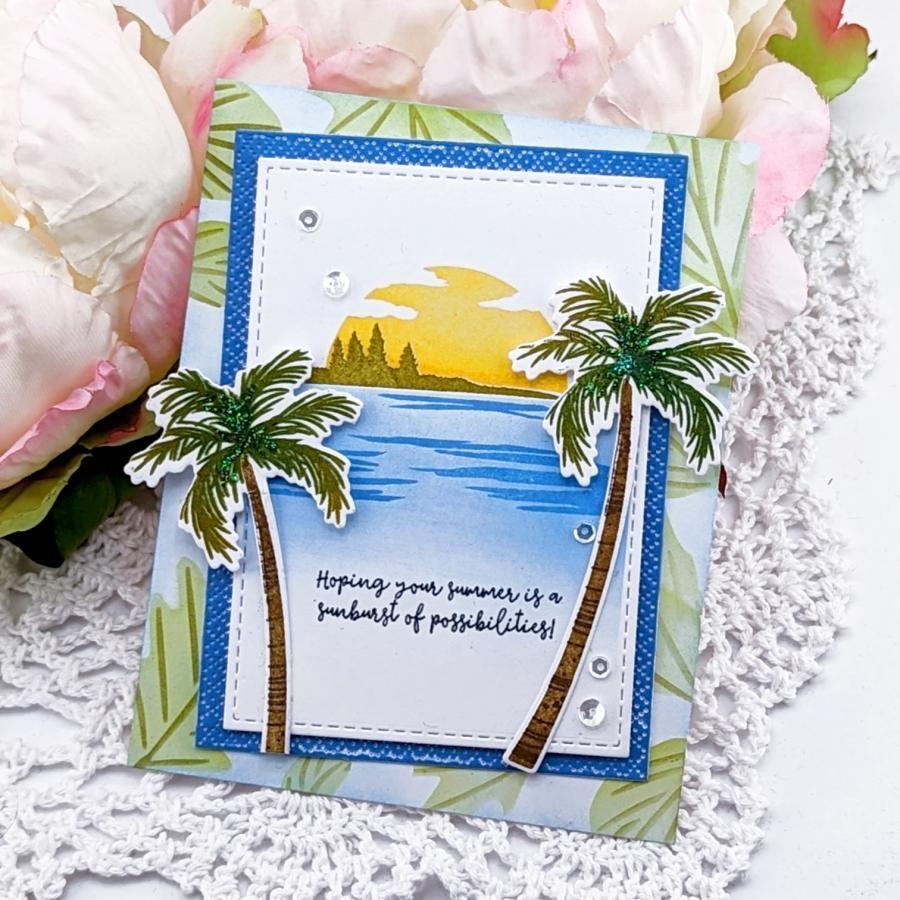 Papertrey Ink Tuck It Travel Dies PTI-0654 ocean