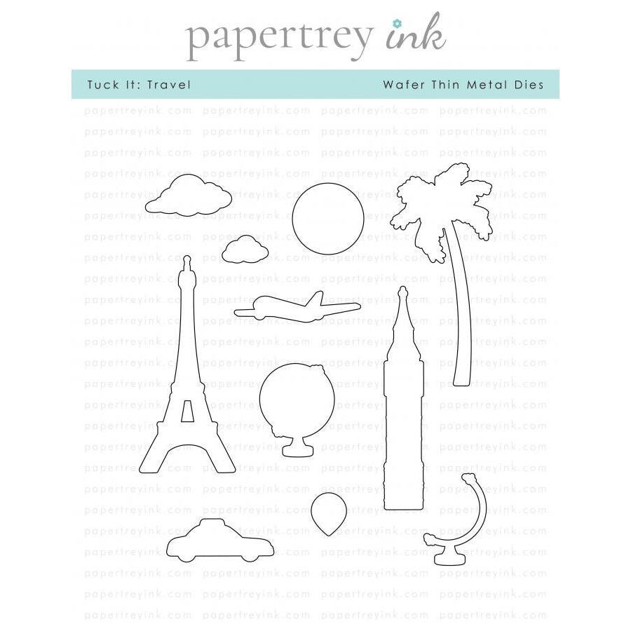 Papertrey Ink Tuck It Travel Dies PTI-0654