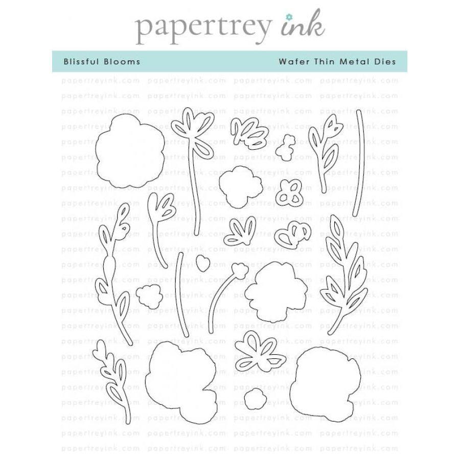 Papertrey Ink Blissful Blooms Dies pti-0785