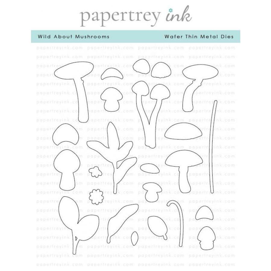 Papertrey Ink Wild About Mushrooms Dies pti-0786