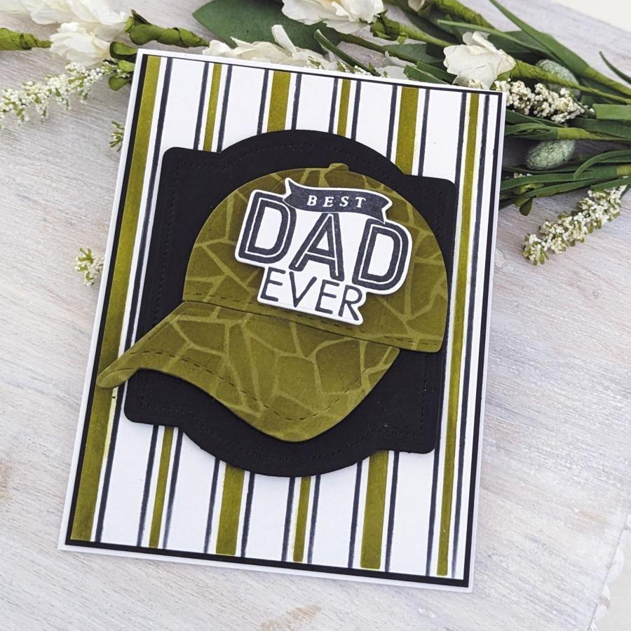 Papertrey Ink Hats Off to Dad Dies pti-0789 best dad ever