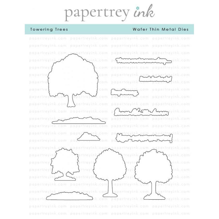 Papertrey Ink Towering Trees Dies pti-0790