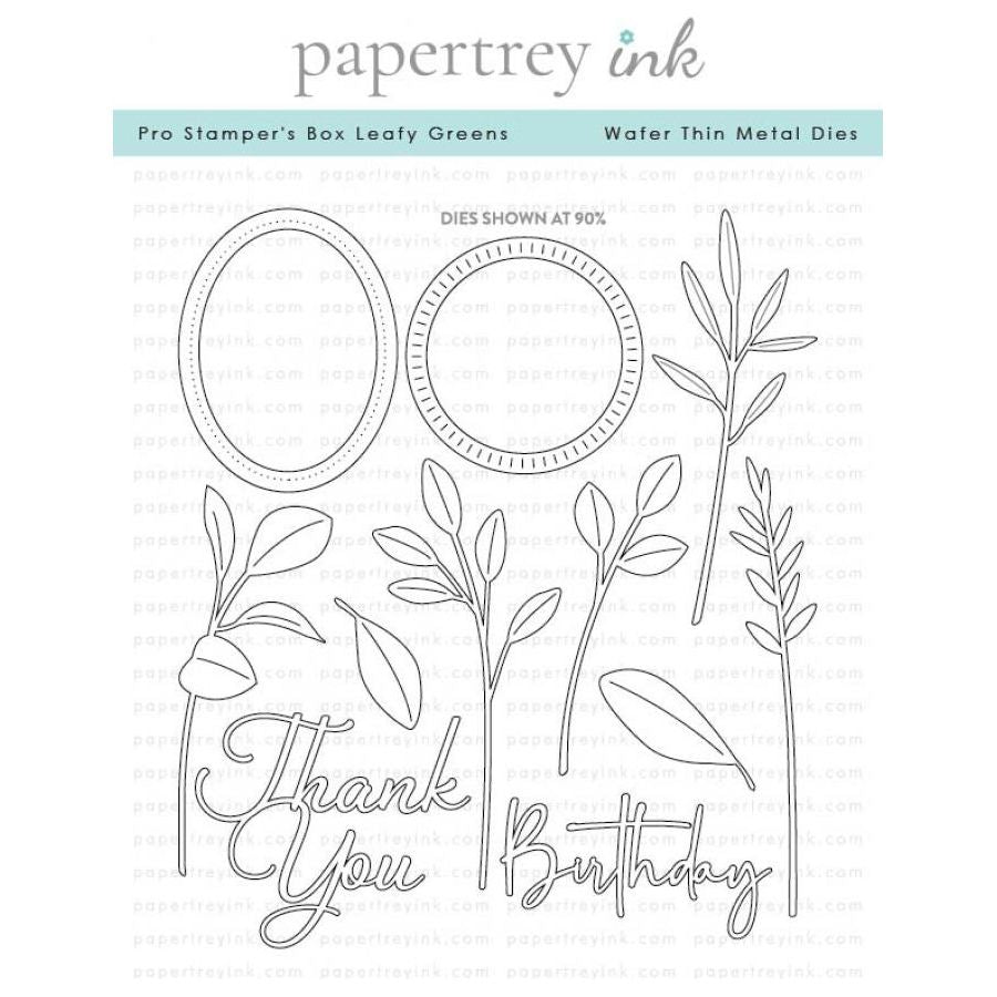 Papertrey Ink Pro Stamper's Box Leafy Greens Dies pti-0797