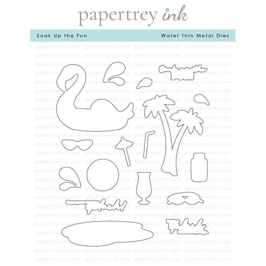 Papertrey Ink Soak Up the Fun Dies pti-0811