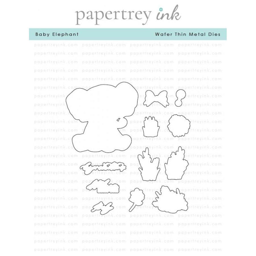 Papertrey Ink Baby Elephant Dies pti-0814