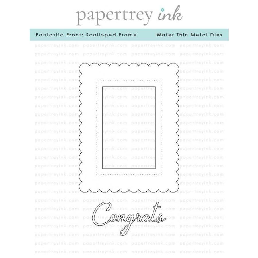 Papertrey Ink Fantastic Front Scalloped Frame Dies pti-0819