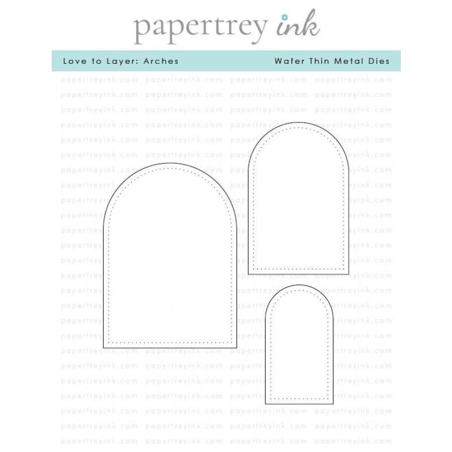 Papertrey Ink Love to Layer Arches Dies pti-0820