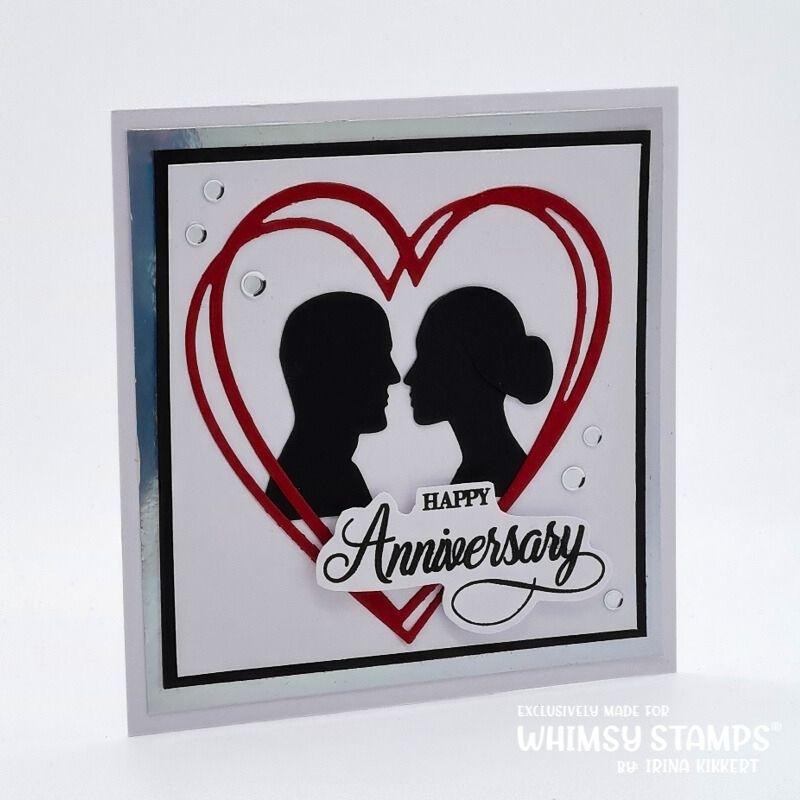 Whimsy Stamps Special Day Clear Stamps CWSD450 Anniversary