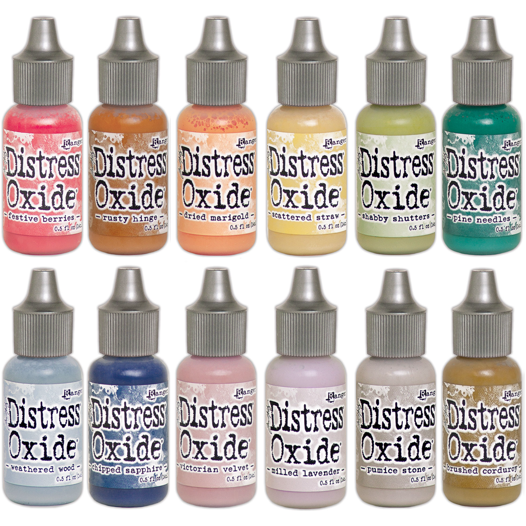 Tim Holtz Distress 12 Oxide Reinkers Set 6