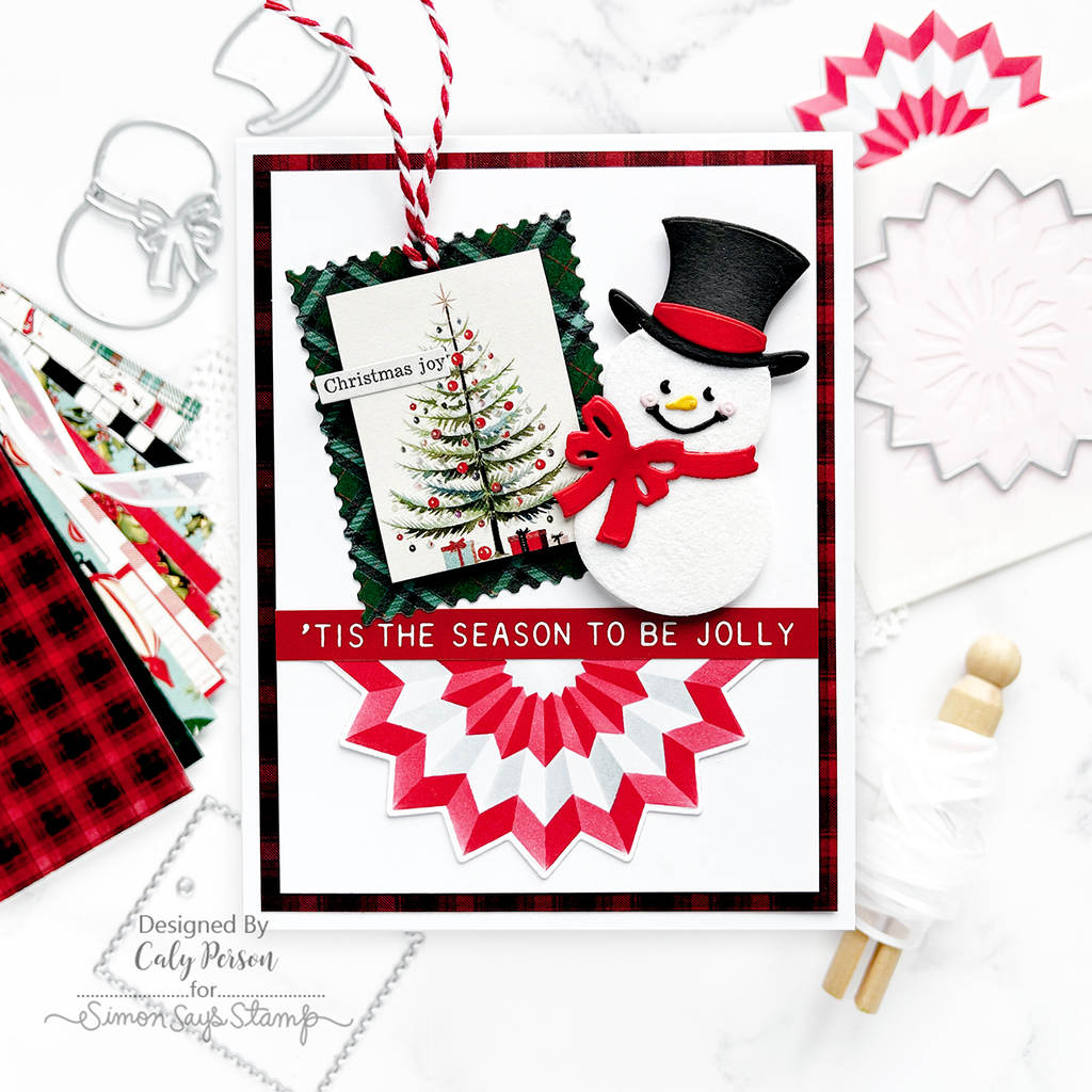 Simon Says Stamp Layered Rosette Wafer Dies 1247sdc Christmas Card | color-code:ALT03