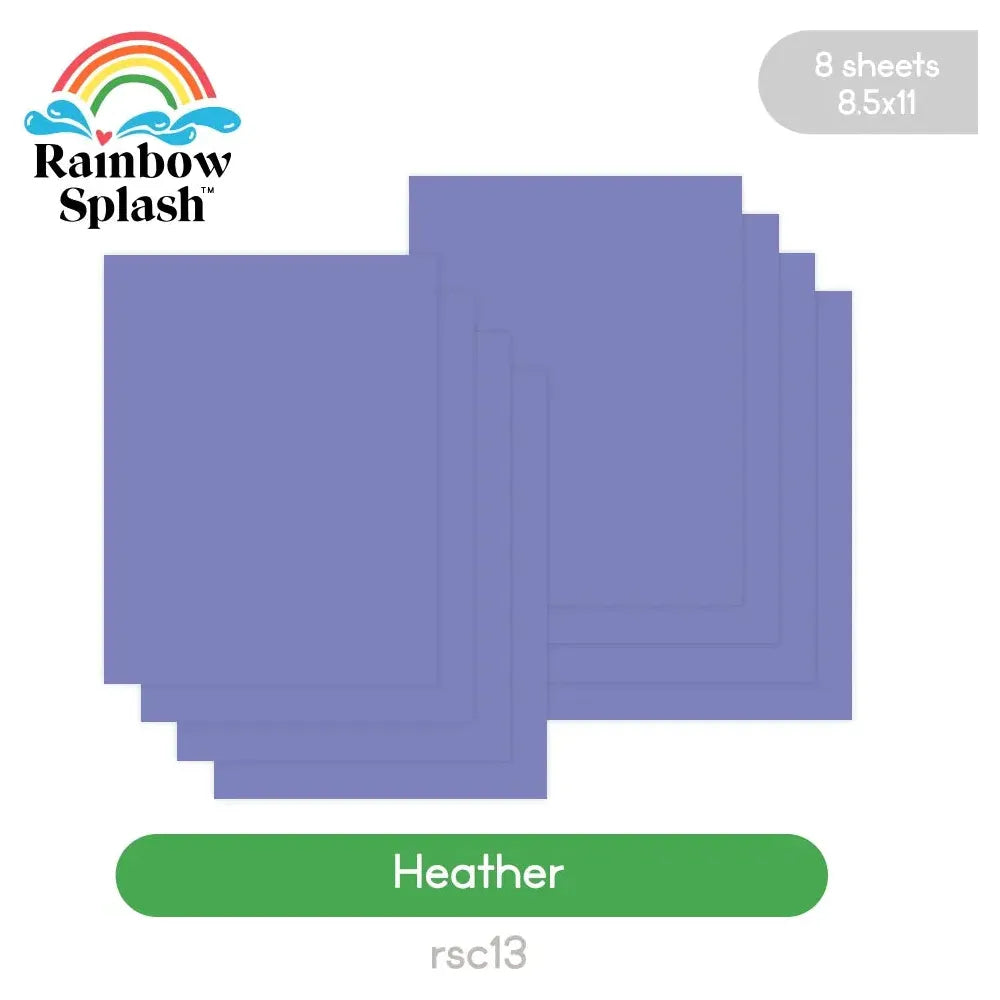 Rainbow Splash Cardstock Heather rsc13