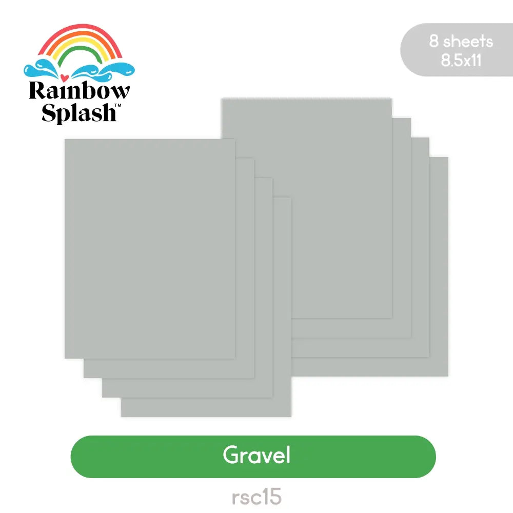 Rainbow Splash Cardstock Gravel rsc15