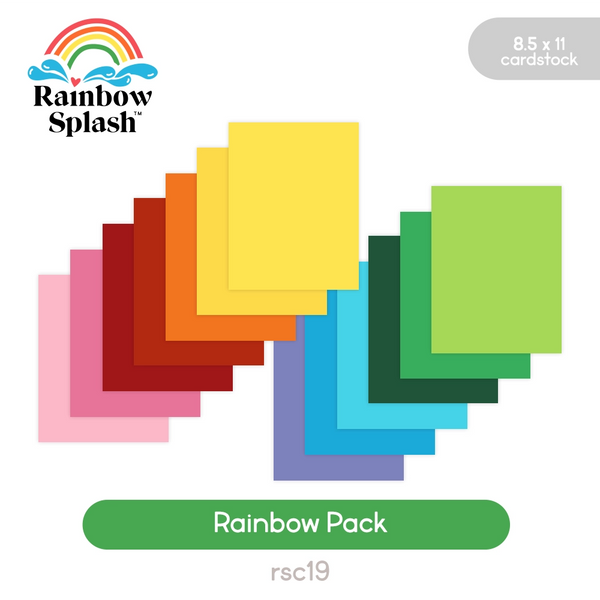 Cardstock Rainbow Cards - C Clark Creative