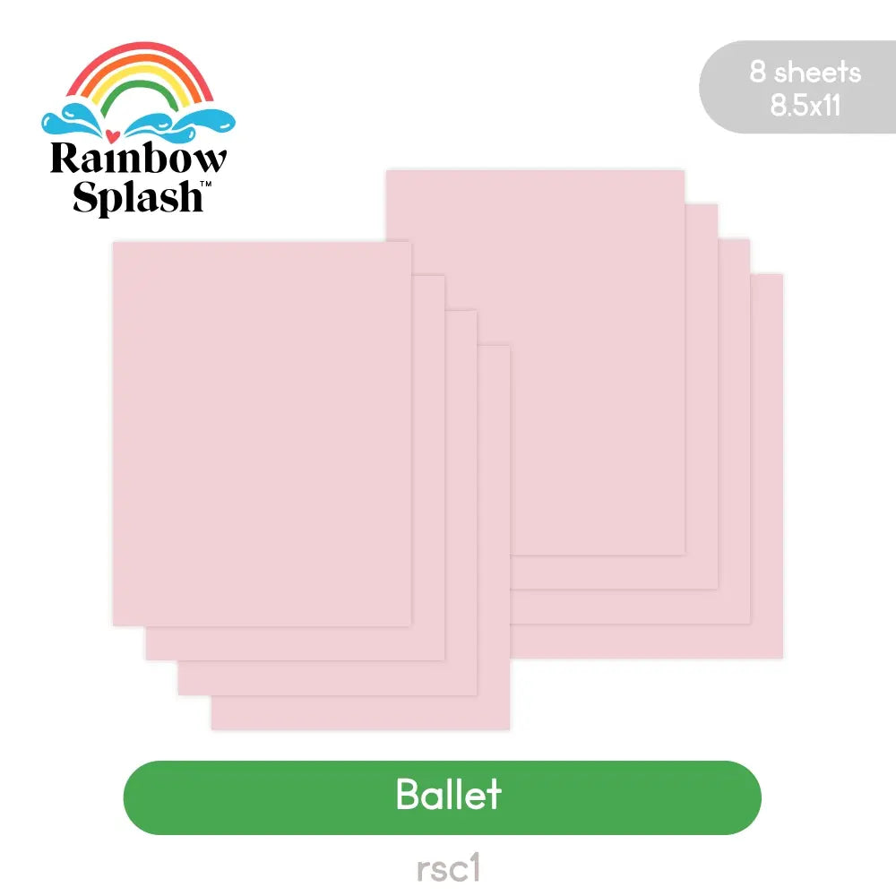 Rainbow Splash Cardstock Ballet rsc1