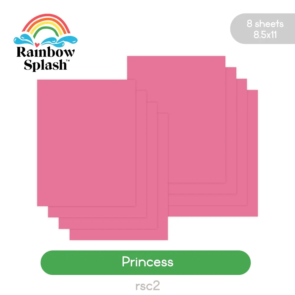 Rainbow Splash Cardstock Princess rsc2