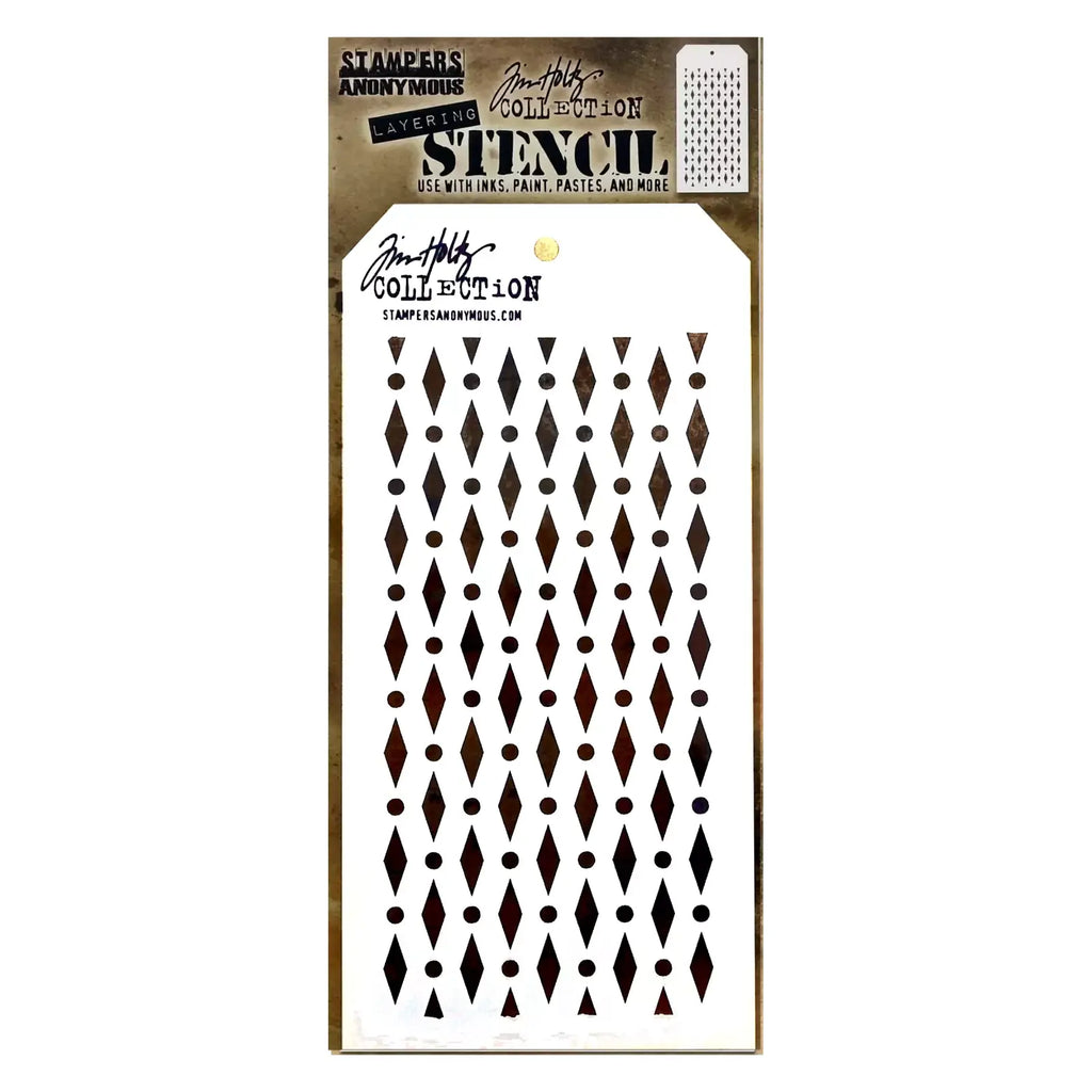 Tim Holtz Layering Stencil DIAMOND DOT THS133