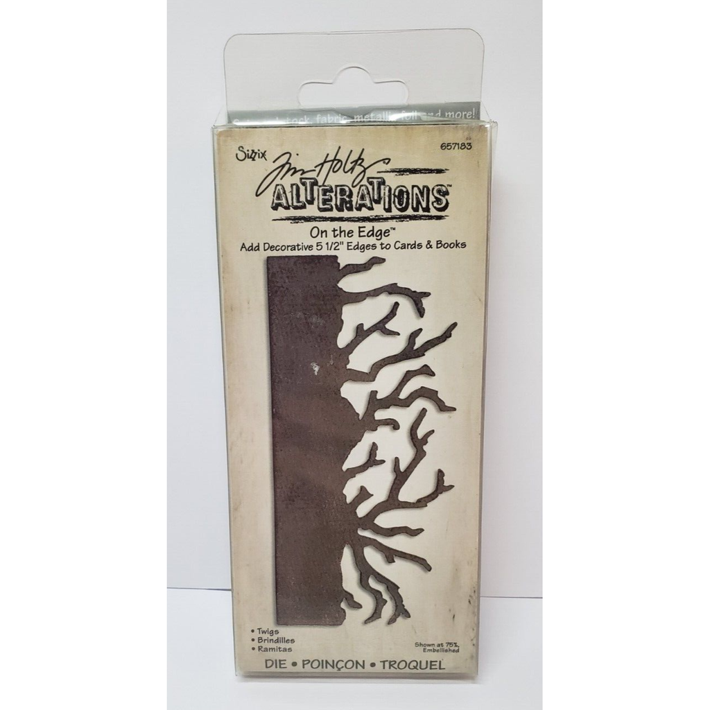 *Tim Holtz Sizzix Die TWIGS On The Edge Alterations 657183