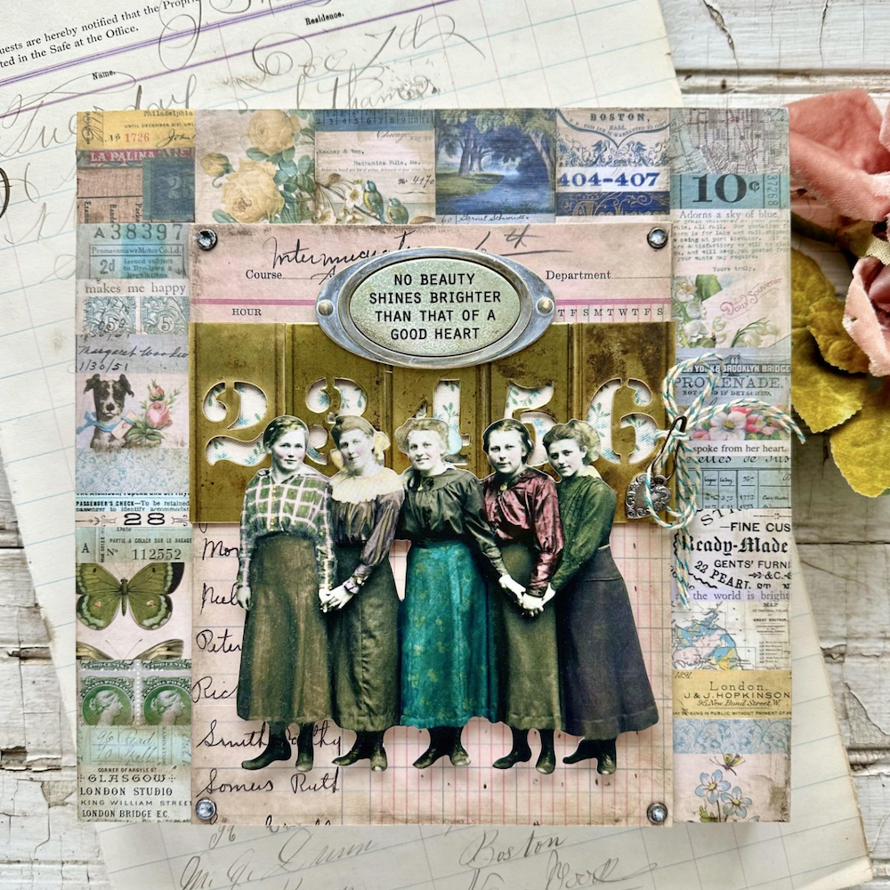 Tim Holtz Idea-ology Backdrops Volume 4 th94308 Good heart | color-code:ALT01