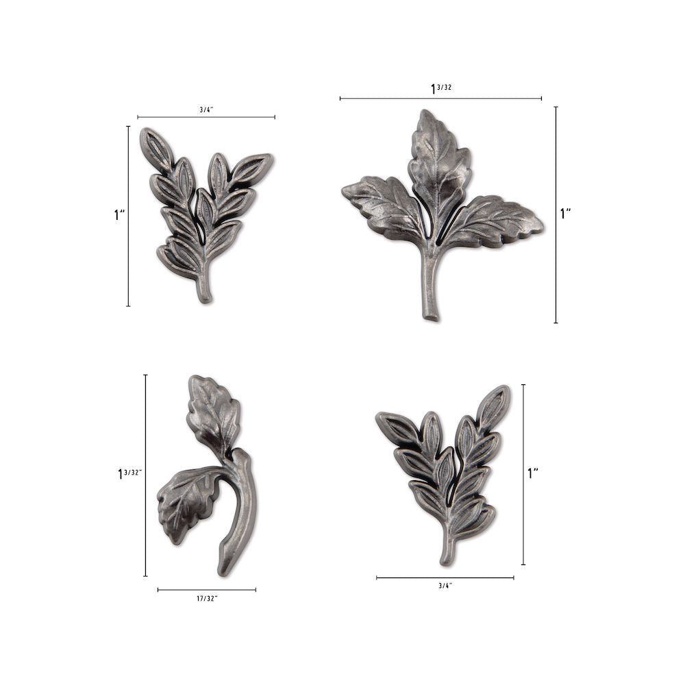 Tim Holtz Idea-ology FOLIAGE Adornments th94311 - Measurements