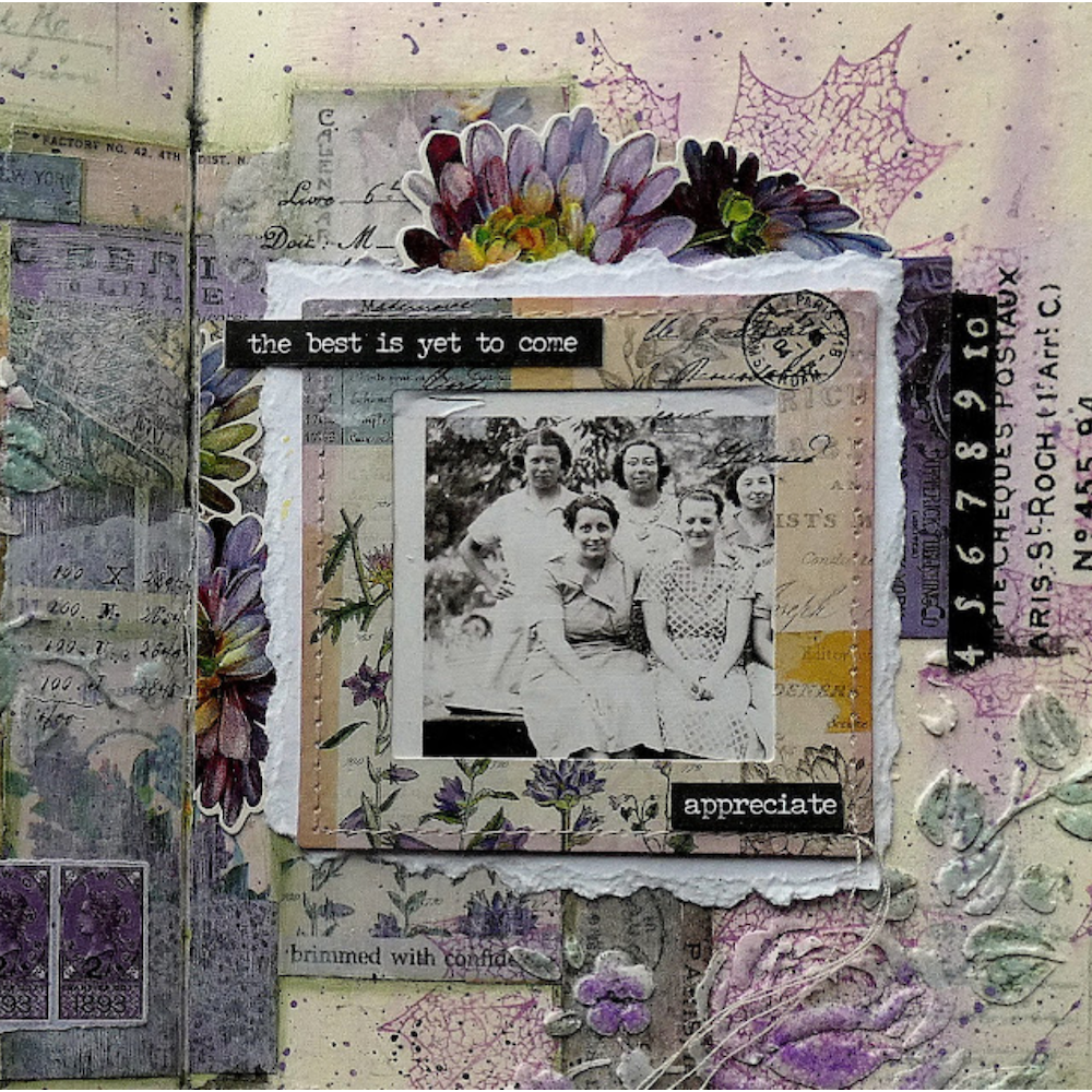 Tim Holtz Idea-ology Collage Strips th94328 Friends | color-code:ALT02