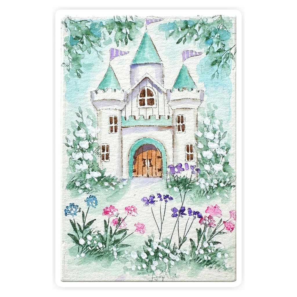 Art Impressions Woodland Castle Clear Stamp and Die Set 5916 Castle