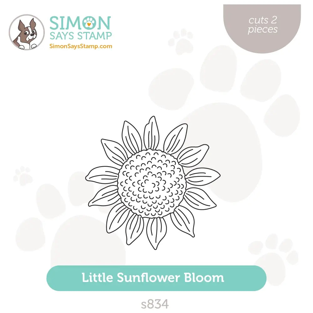 Simon Says Stamp Little Sunflower Bloom Wafer Die s834 Out Of This World