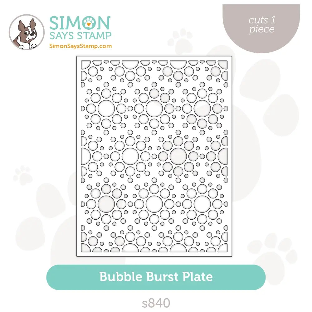 Simon Says Stamp Bubble Burst Plate Wafer Dies s840 Season Of Wonder