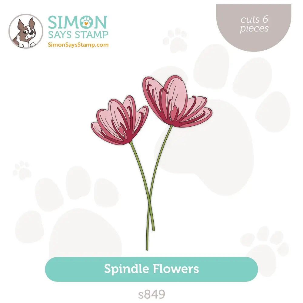 Simon Says Stamp Spindle Flower Wafer Dies s849 Stamptember