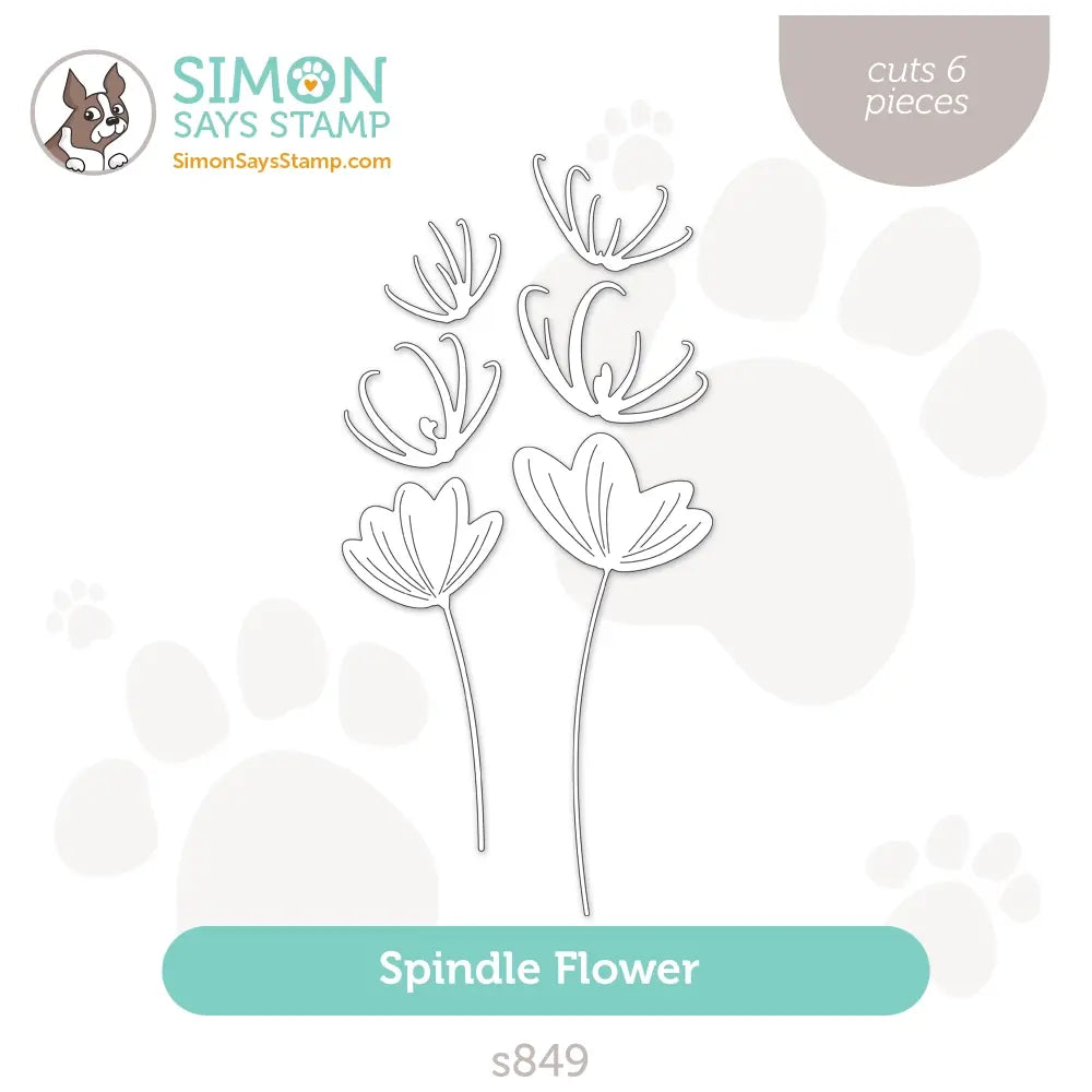 Simon Says Stamp Spindle Flower Wafer Dies s849 Stamptember