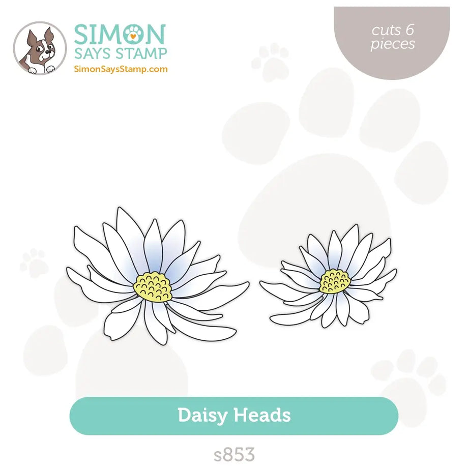 Simon Says Stamp Daisy Heads Dies s853 Just A Note