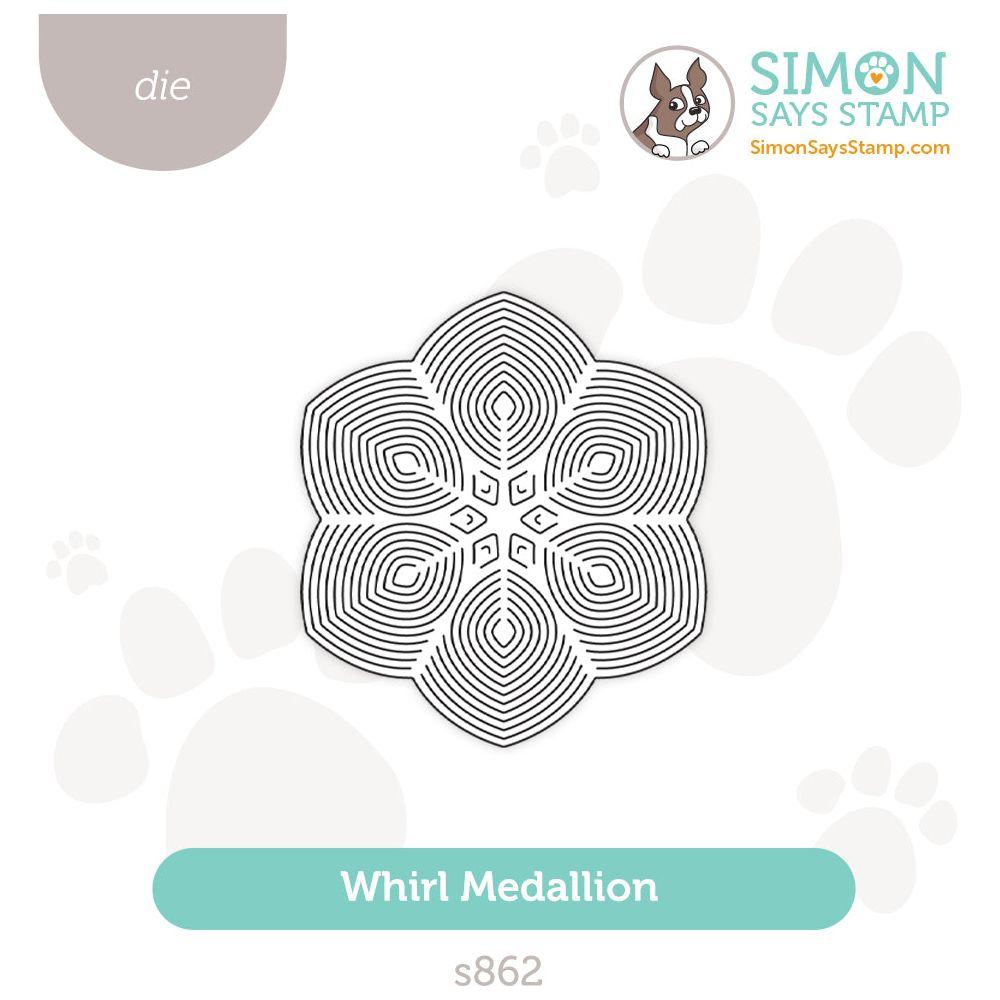 Simon Says Stamp Whirl Medallion Wafer Dies s862 Be Bold