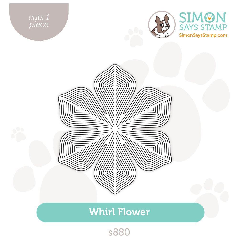 Simon Says Stamp Whirl Flower Wafer Dies s880 Splendor