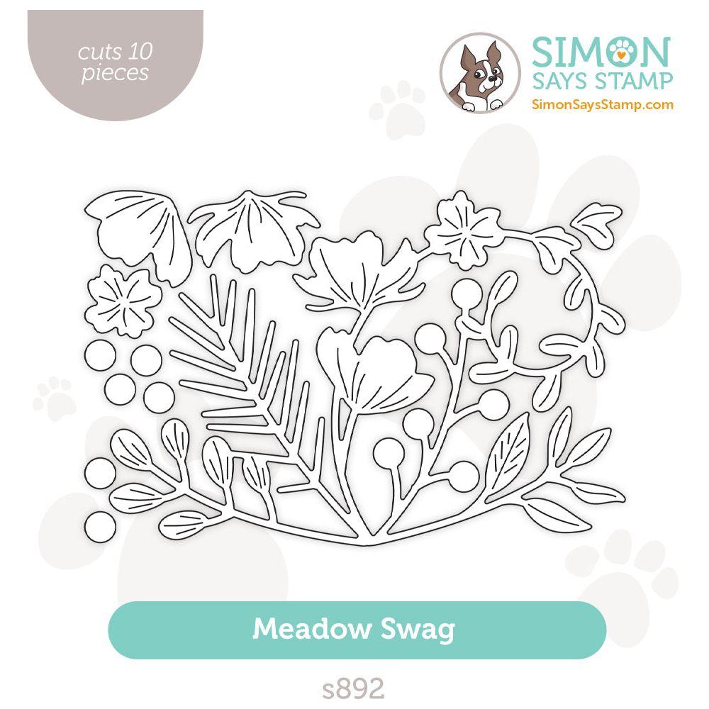 Simon Says Stamp Meadow Swag Wafer Dies s892 Be Bold